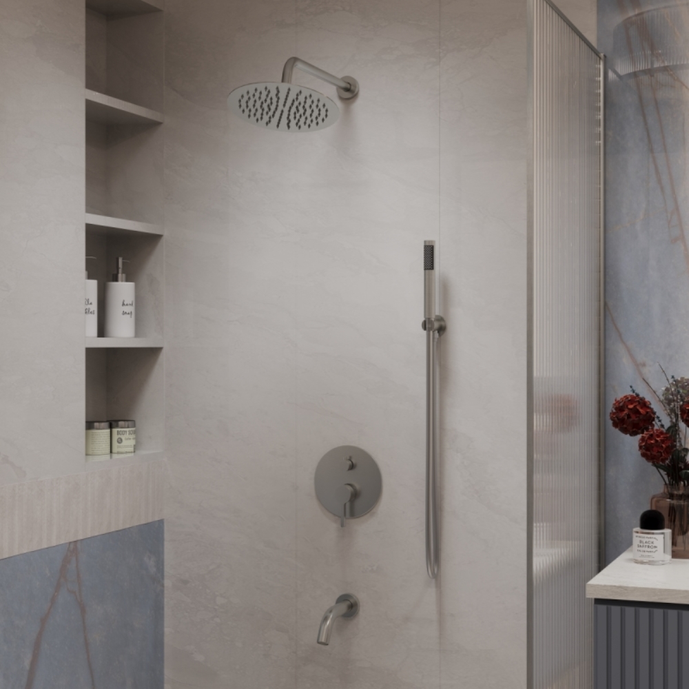 Душевая встройка Vincea Villa с изливом Никель — изображение 2