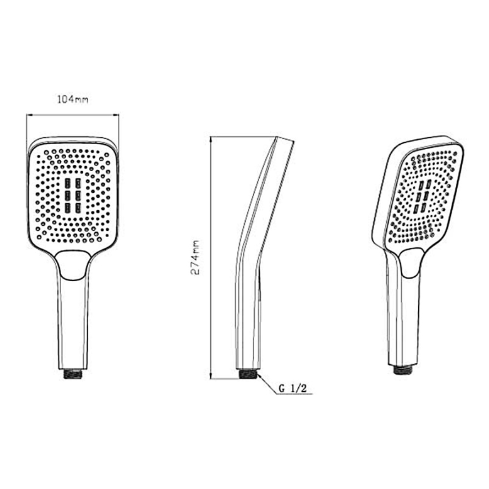 Душевая встройка Vincea Inspire Вороненая сталь — изображение 4