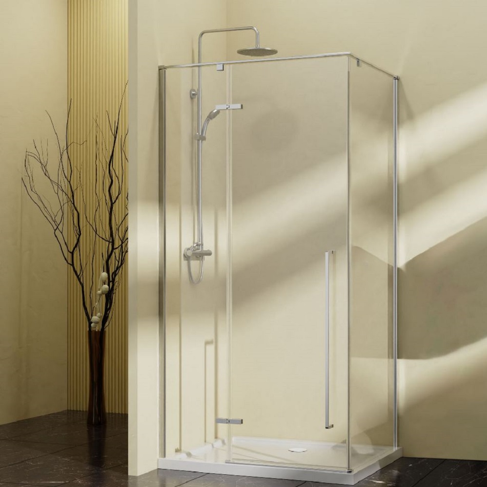Душевой уголок Vincea Slim-N Хром / Прозрачное